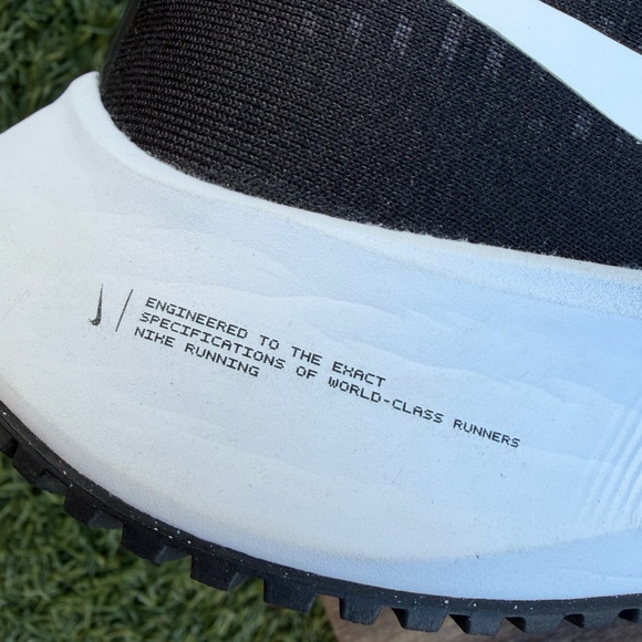 🖤 Nike Air Zoom Pegasus 37 Black & White • Women’s 7.5 • New - Picture 5 of 8